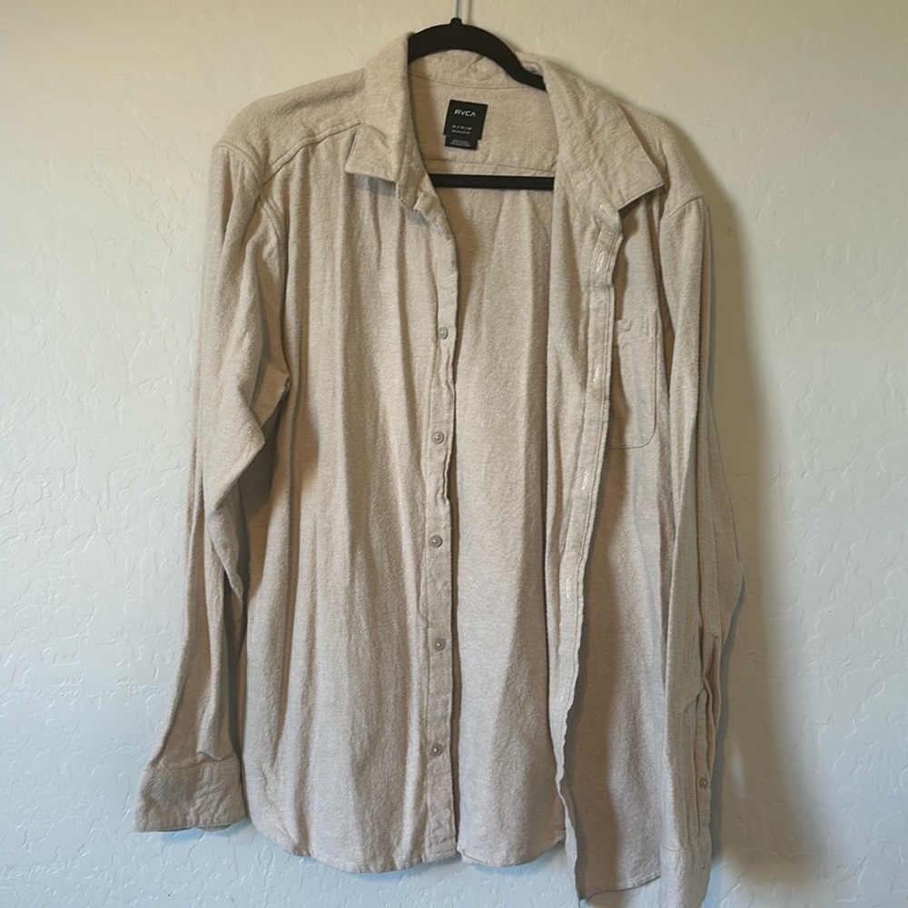 Flannel material long sleeve